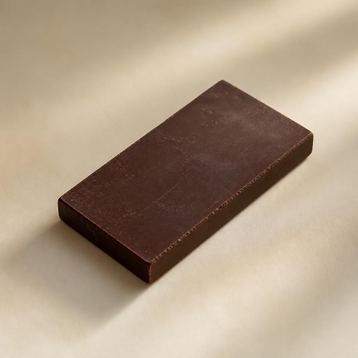 Barra de pasta de cacao 100% puro de 100 g